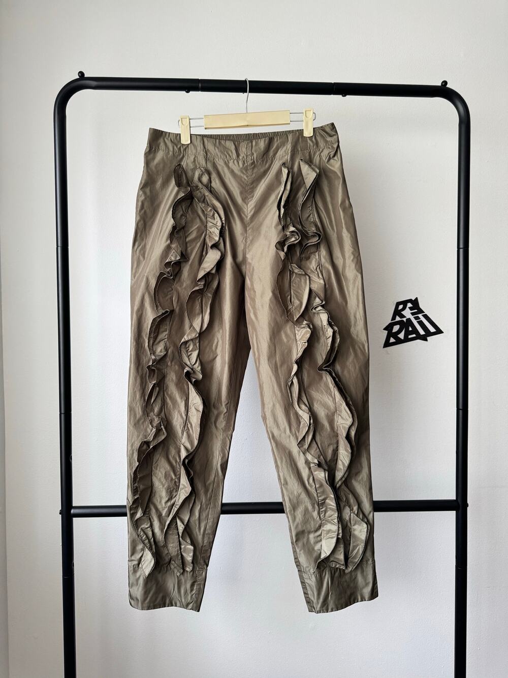Toga Pulla Archives Ruffled Nylon Pants